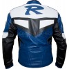 Yamaha Classic Blue Motorcycle Leather Jacket Yamaha Classic Blue Motorcycle Leather Jacket